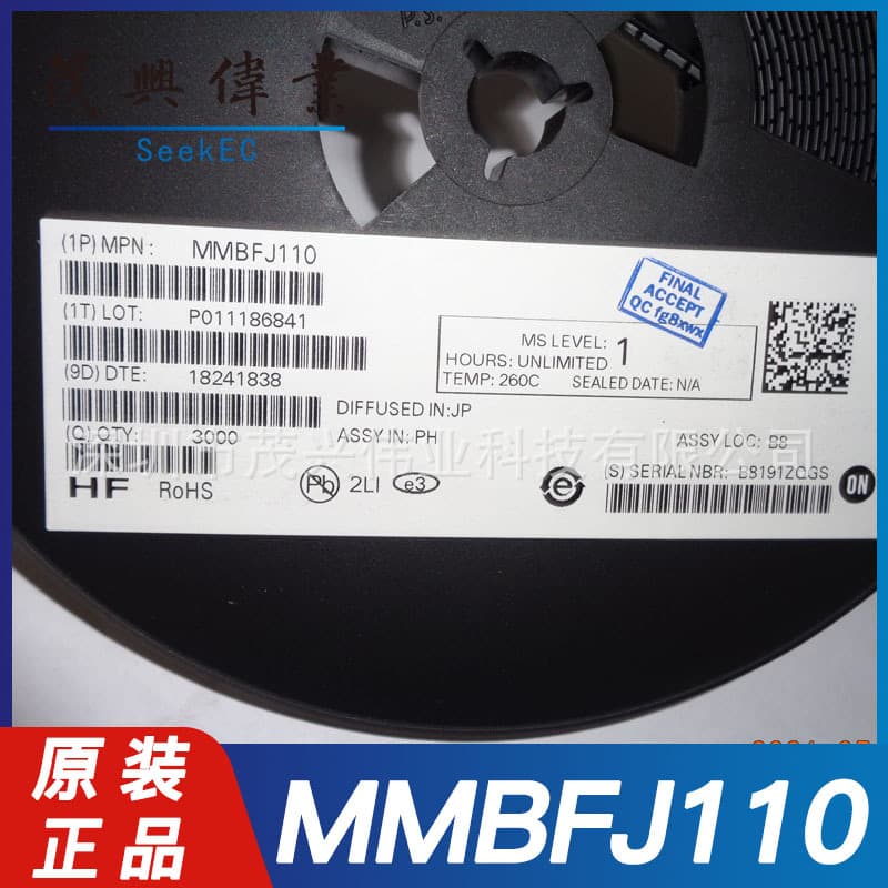 MMBFJ110 MMBFJ111 SOT-23 N-Channel JFET Transistor Chip 25V Original Genuine