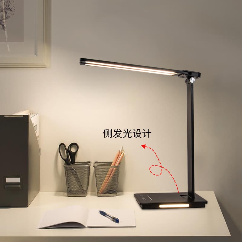 Amazon Foldable Desk Lamp, Student Dorm LED Soft Light Reading Eye-Protecting Lamp, Bedroom Bedside Night Light