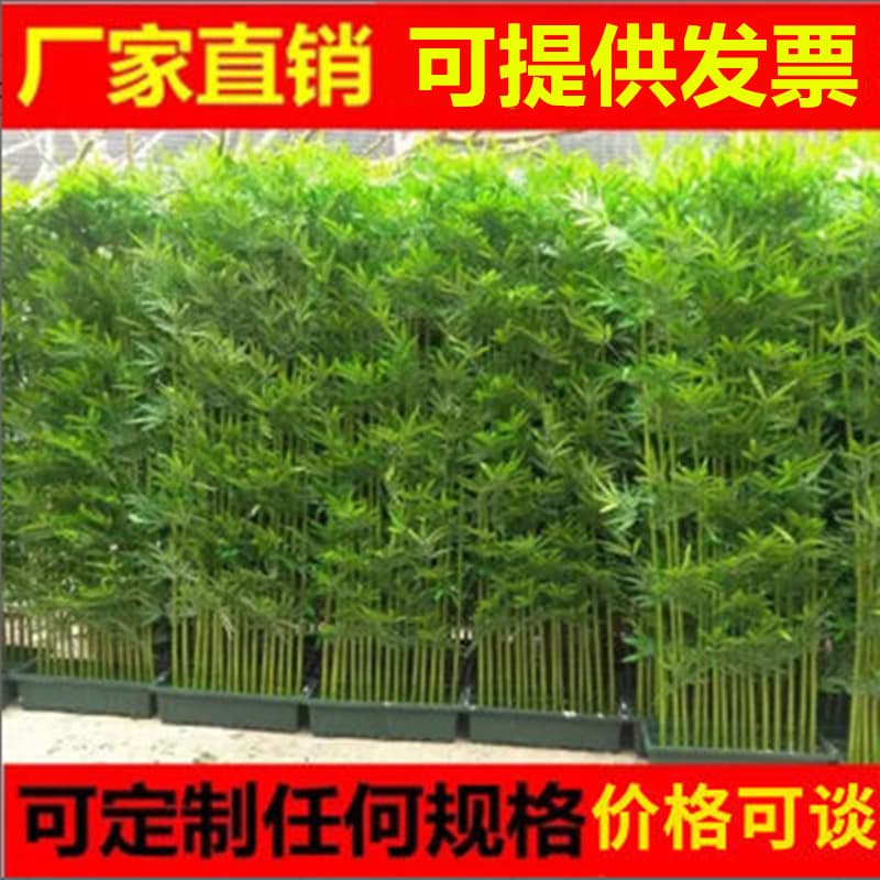 Simulated bamboo interior decoration encrypted plastic fake bamboo partition screen outdoor artificial bamboo simulated plant landscaping