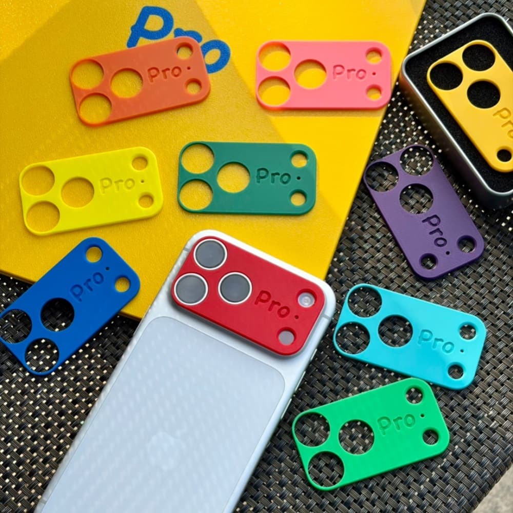 Dopamine lens protective cover new iphone17promax detachable adhesive-free creative plastic lens