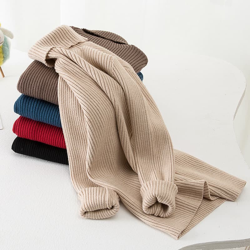 Autumn Winter Boys Sweater Kids Shirt Toddler Fleece Knit Top Children's Clothing Short Sleeve Thick Warm Trendy