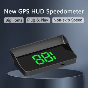 W1 Weiyin New Car HUD Head-Up Display GPS Speedometer KMH/MPH Cross-Border