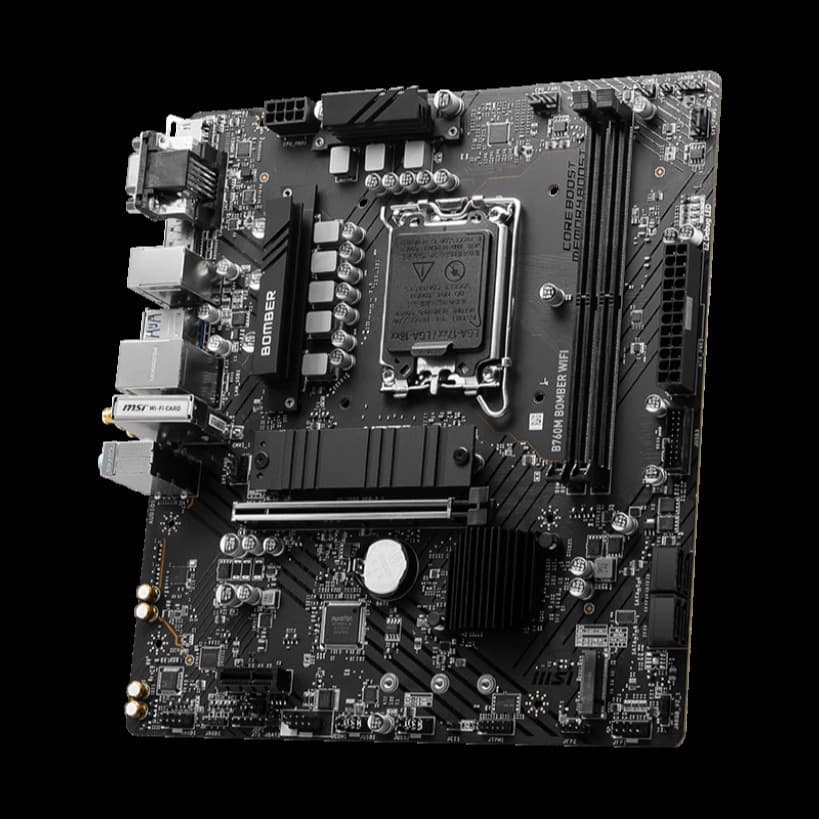 Suitable for MSI B760M Bomber WiFi D5 Desktop Computer Motherboard, Supports 12th and 13th Generation CPU Series