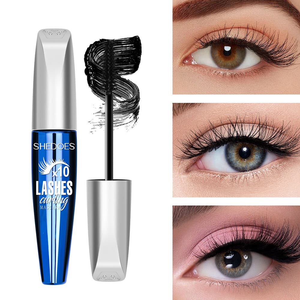 shedoes Waterproof Mascara Lengthening Curling Smudge-Proof Waterproof Volumizing 5D Large Brush Head Mascara Manufacturer