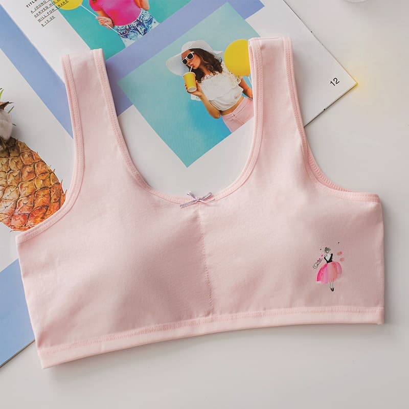 Meng Yirou Student Underwear for Middle School Students During Puberty - Vest, Bandeau Top, and Bustier - 8971