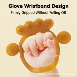 Baby Silicone Bracelet Food-Grade Teether Chew Toy Anti-Thumb Sucking Hand Guard Wristband