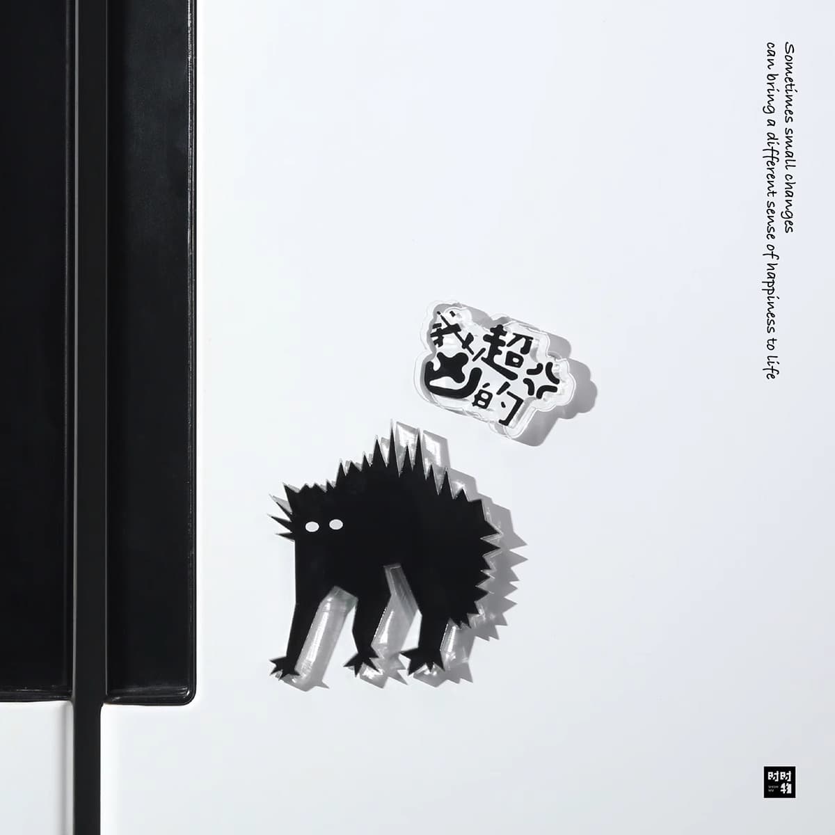 Fresh and cute cat acrylic refrigerator magnet, stylish and premium decoration