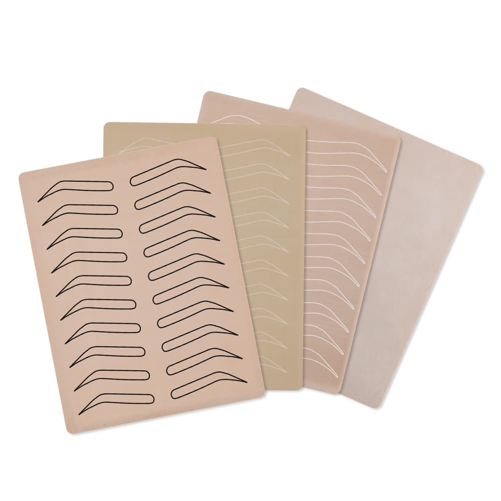 Rubber Eyebrow Tattooing Tool Simulation Practice Leather for Students (No Color Included) - Non-Cosmetic/Non-Medical Category