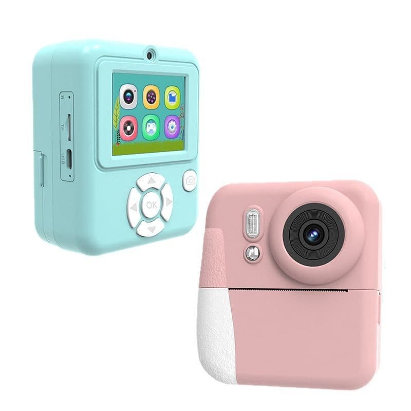 Children's Instant Print Camera, Photo and Print Capable, High-Definition Dual Lens Camera, Mini DSLR
