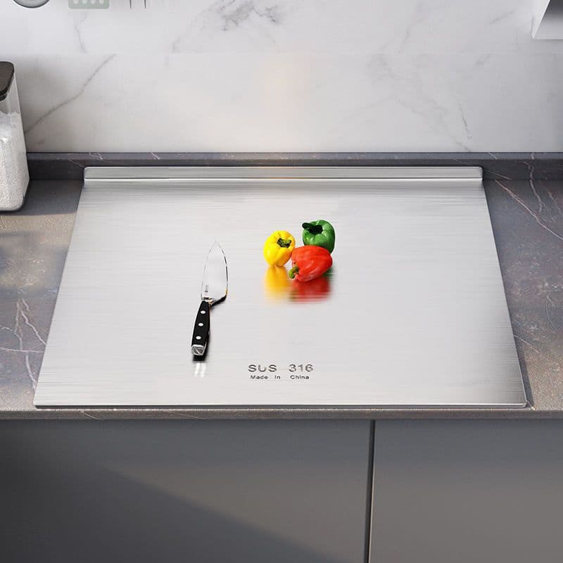 Rolling Board Stainless Steel 316 and Chopping Board Kitchen Household Thickened Double-sided Extra Large Kneading Countertop
