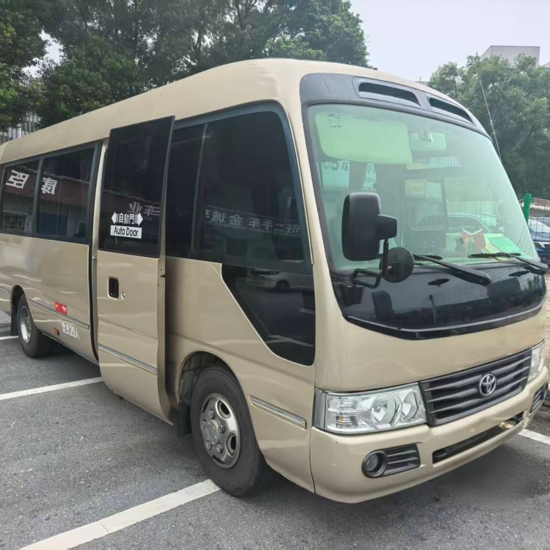 Export Coaster 23-Seat Medium Bus Adjustable Comfortable Seats Vehicle Tourism Sightseeing Reception Vehicle