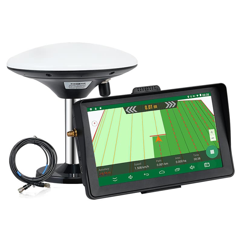 Cross-border 9-inch GPS agricultural tractor navigation system for harvesters with GPS automatic driving, dedicated to farmland navigation.