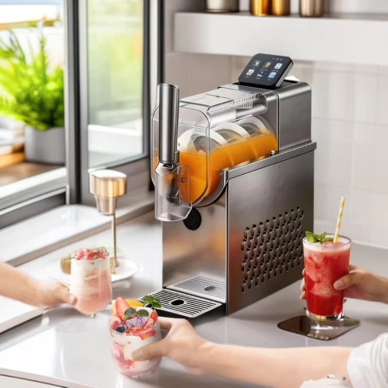 Snow Melting Machine Small Commercial Cold Drink Machine Home Ice Cream Machine Milkshake Maker Automatic Slush Machine Snow Slush Machine