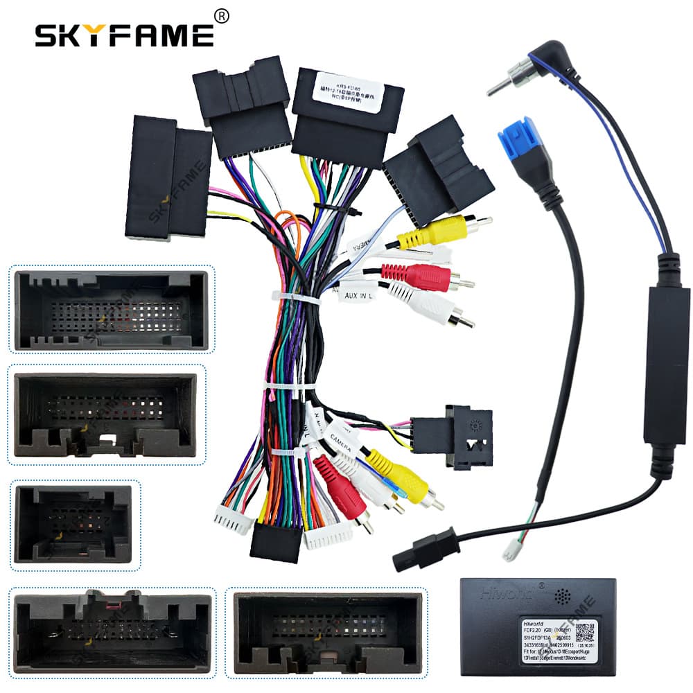 Suitable for Ford Everest Ranger Ford Ranger cable package modified Android large screen power cord
