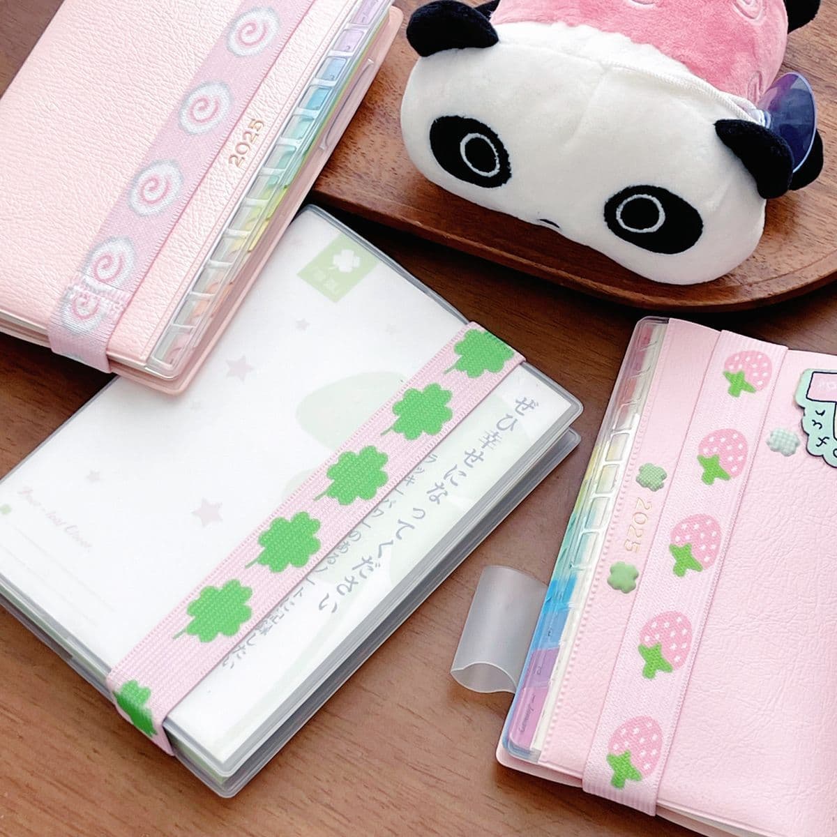 Waka Waka Planner Binder Strap A7 Refillable M5 Elastic Band Cute High Aesthetic Star Decoration Ins Style Storage