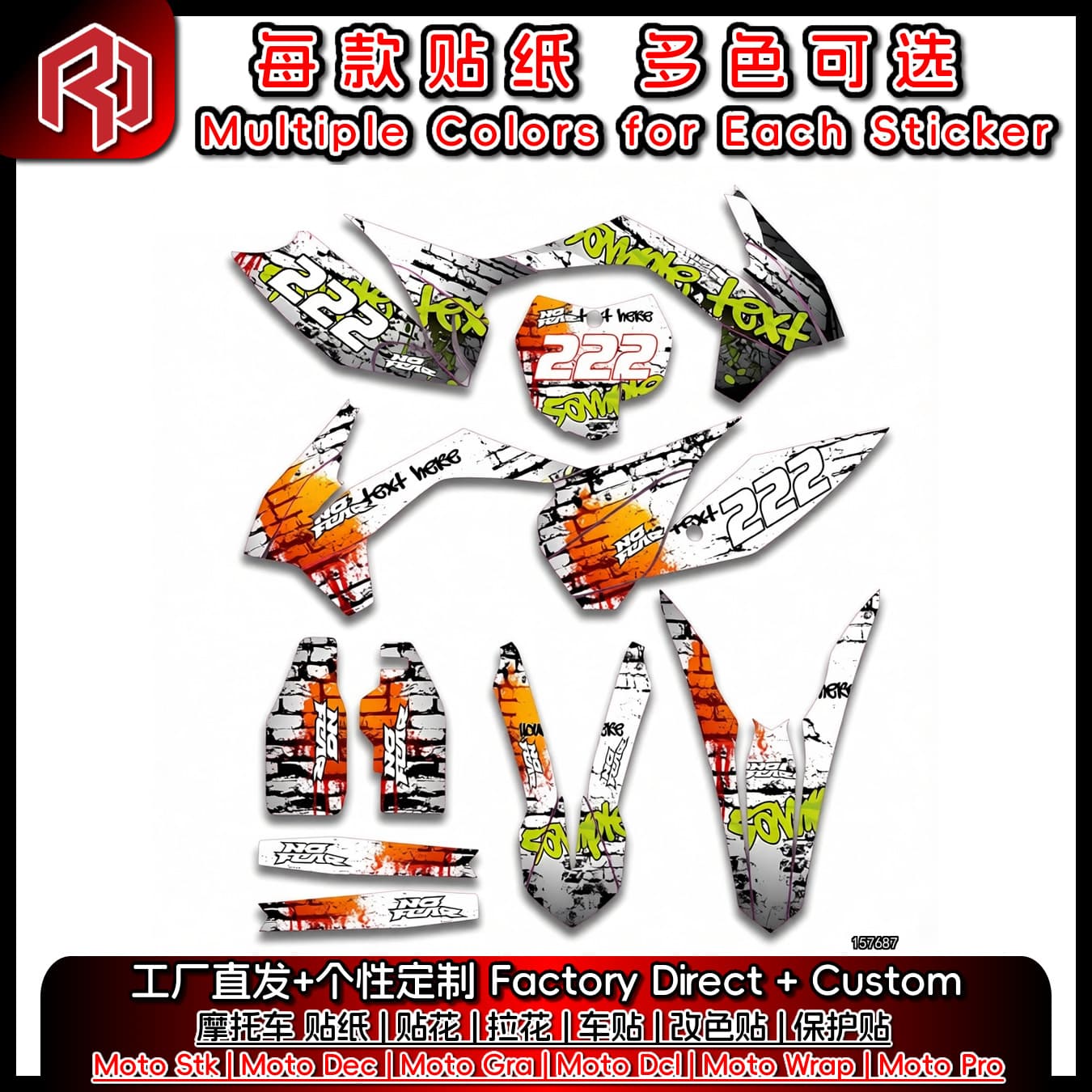 Compatible with ZUUMAV K6 full car stickers, protective decals, pull-up decals, beautification stickers #12762