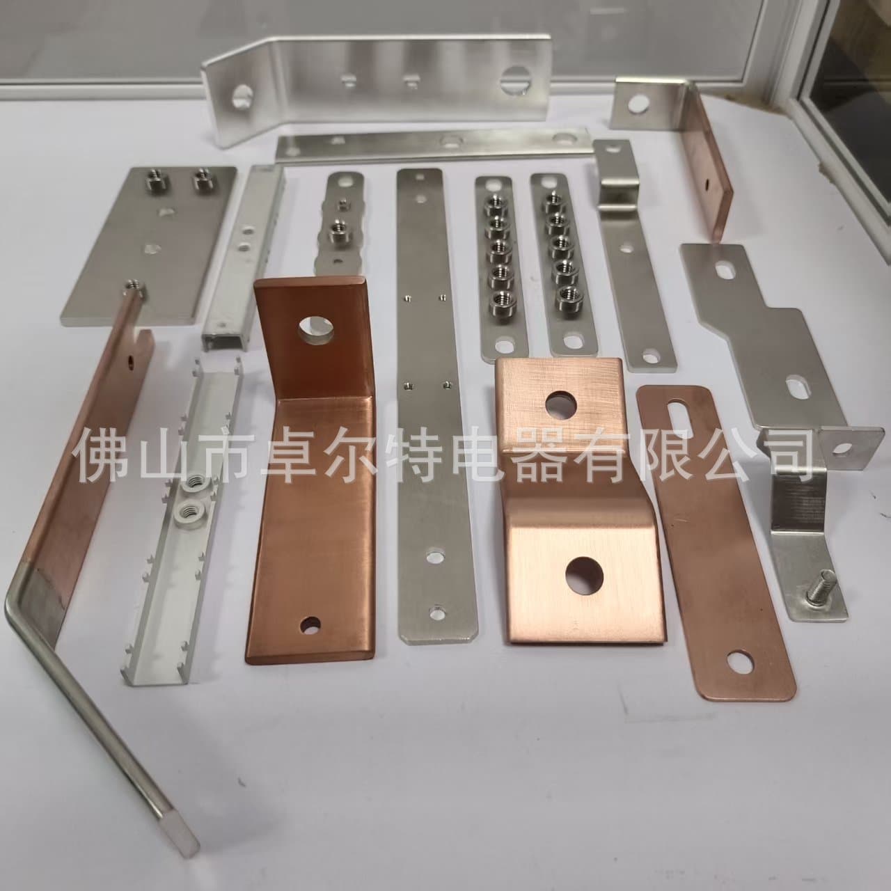 Supply Energy Storage Cabinet Copper Busbar, Distribution Box/Cabinet Tin-Plated Copper Busbar, T2 Red Copper Nickel-Plated Conductive Busbar
