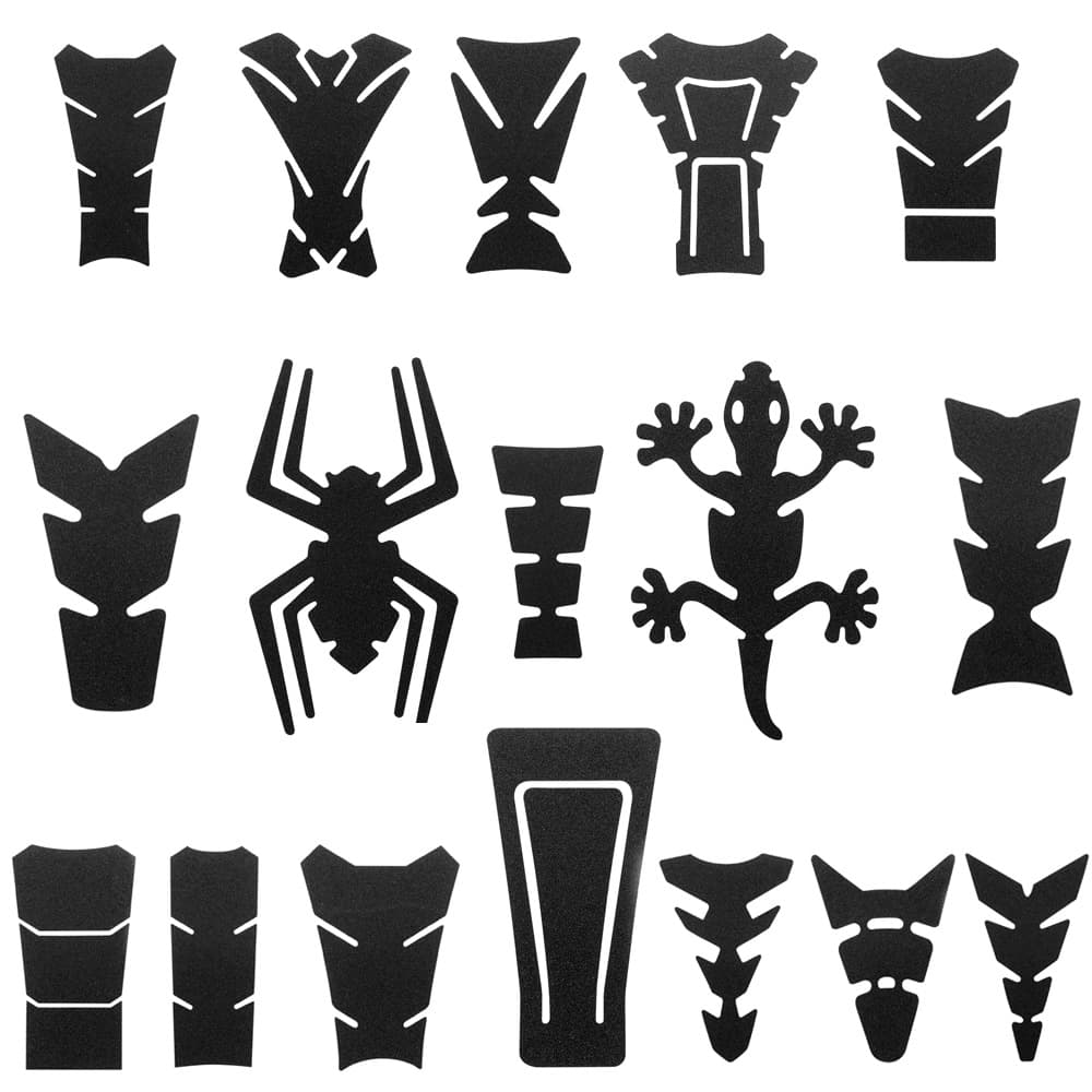Universal Motorcycle Fuel Tank Protector Sticker Fishbone Frosted Decal for Suzuki Honda Yamaha KTM Kawasaki Modification