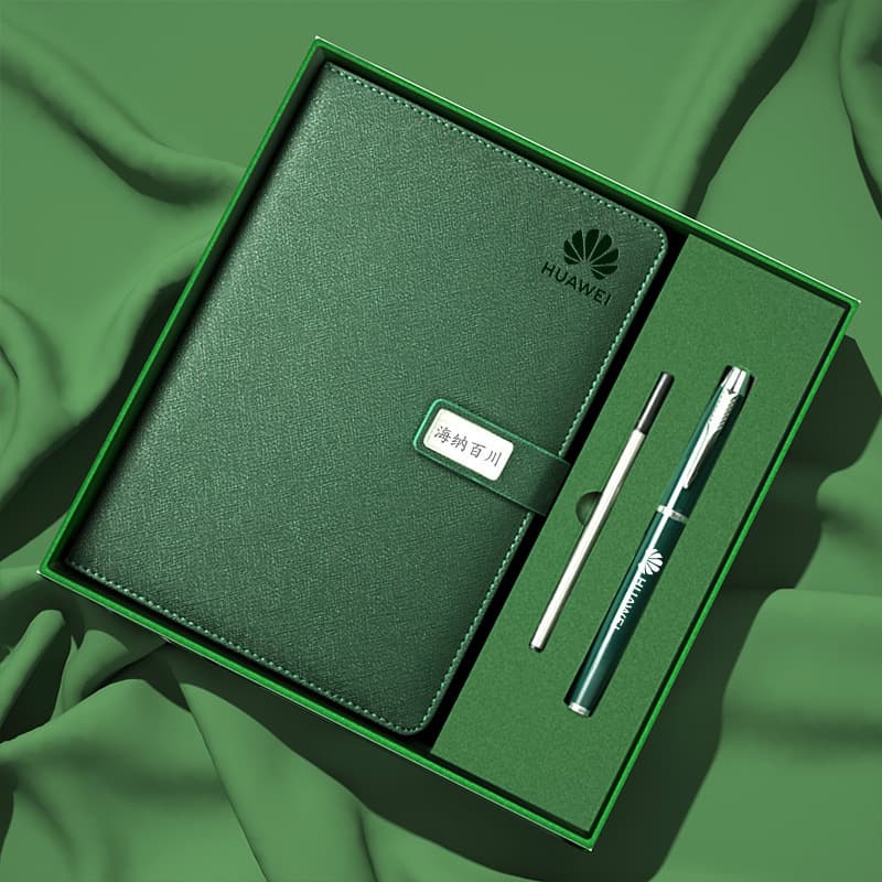Custom Notebook Gift Box Set with Logo Printing, Diary Journal, Custom Inner Pages, Wholesale Customization