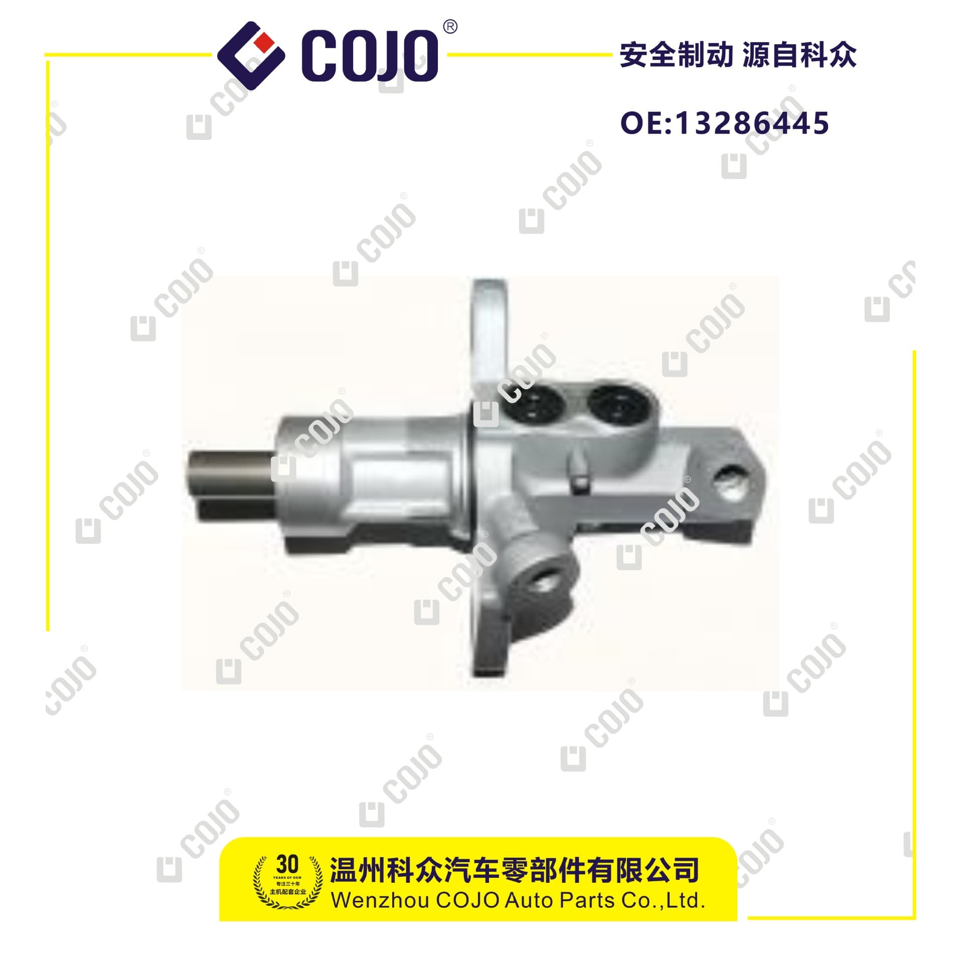 13286445 Brake Master Cylinder Fits New LaCrosse New Regal (Large Hole)