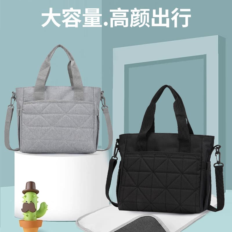 Mom's Handbag Crossbody Storage Bag Multifunctional Insulated Milk Compartment Maternity Bag Multi-layer Large Capacity Hospital Bag