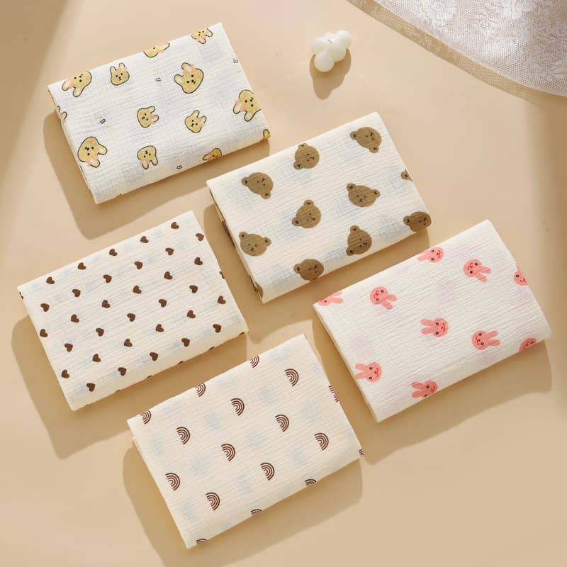 Color-Cotton Swaddle, Summer Thin Newborn Wrapping Sheet & Delivery Room Gauze Swaddling Cloth