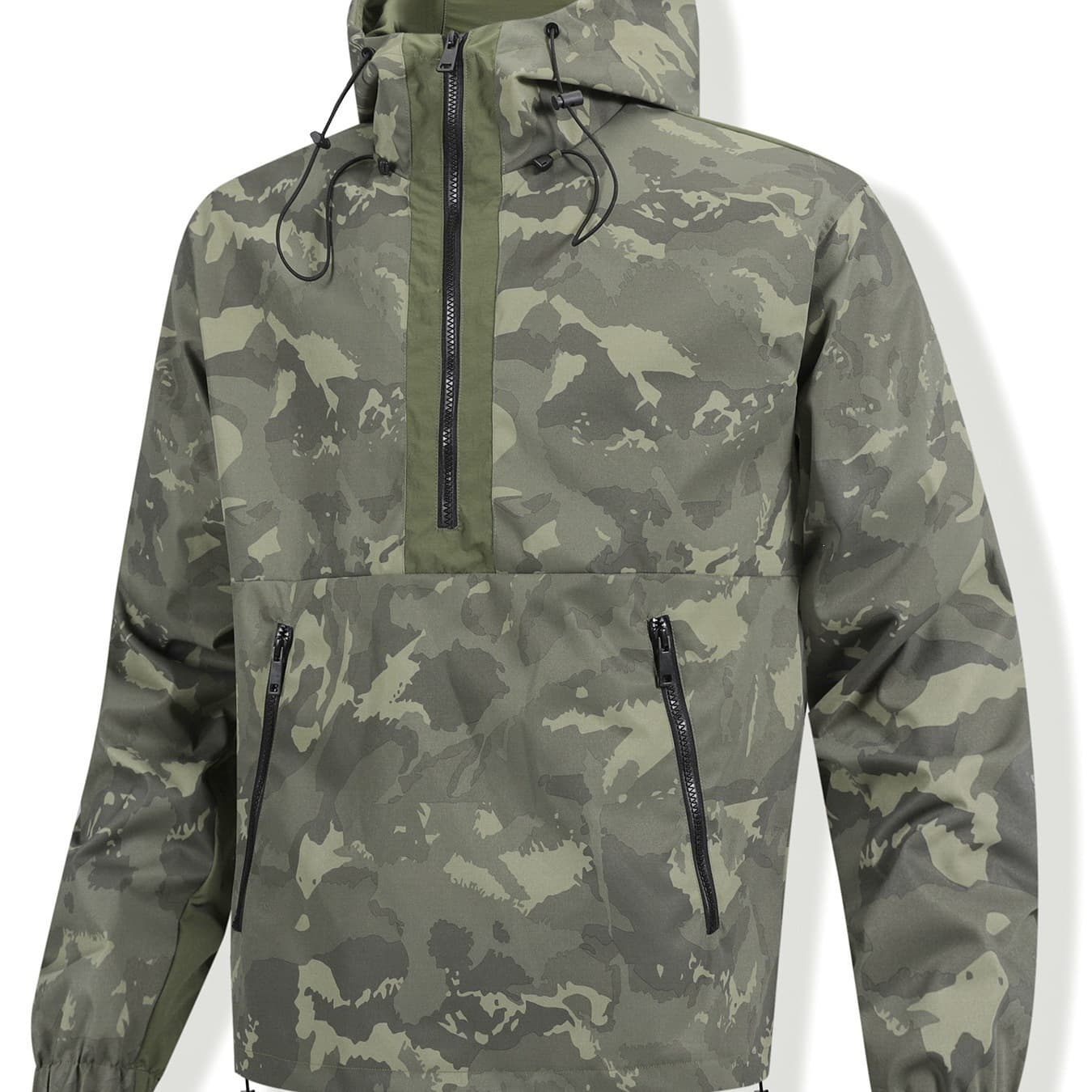 Cross-border Wholesale Men's Hooded Jacket Spring Autumn Casual Camouflage Military Workwear American Style