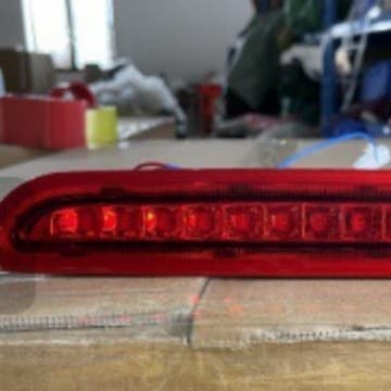 For Toyota Hiace 2005-2014 High Mount Brake Light Narrow Body All Red LED White Base Red Lens Gray Edge / Wide Body