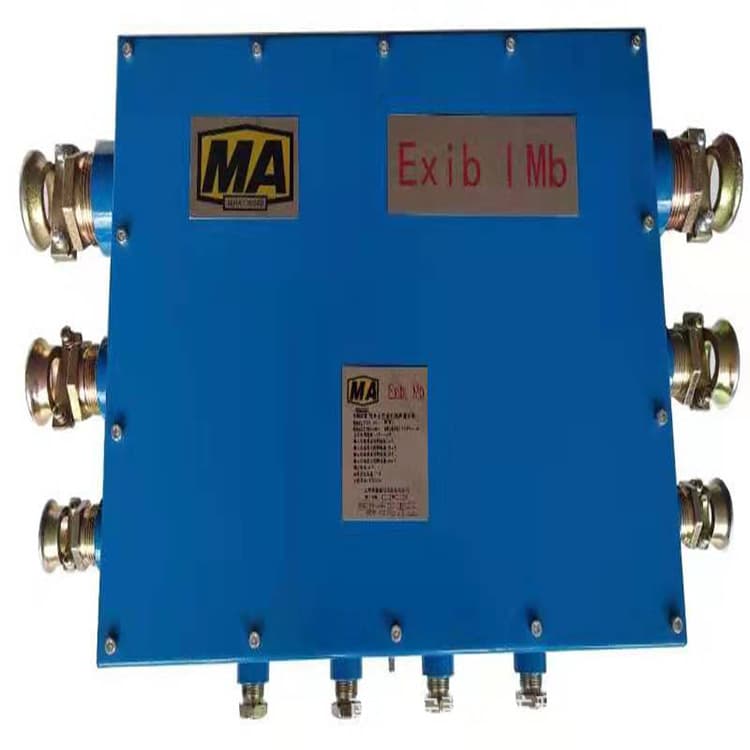 Coal mine shaft intrinsically safe optical fiber communication line lightning arrester mining lightning protection box 80 channels