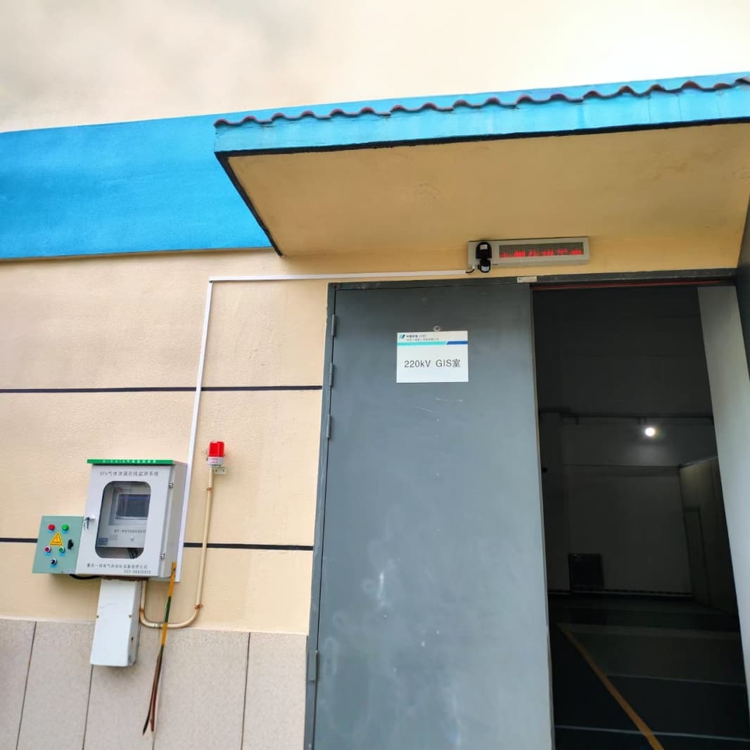 SF6 Gas Leak Online Monitoring System, Sulfur Hexafluoride Gas Alarm System for Power Distribution Room and Switch Room