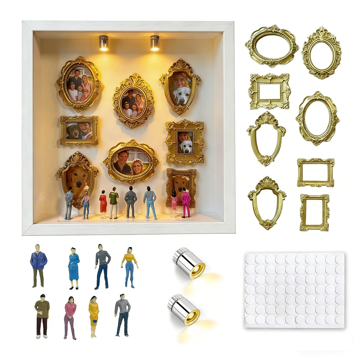 Best-selling DIY Mini Museum Silhouette Box for Valentine's Day and Birthday