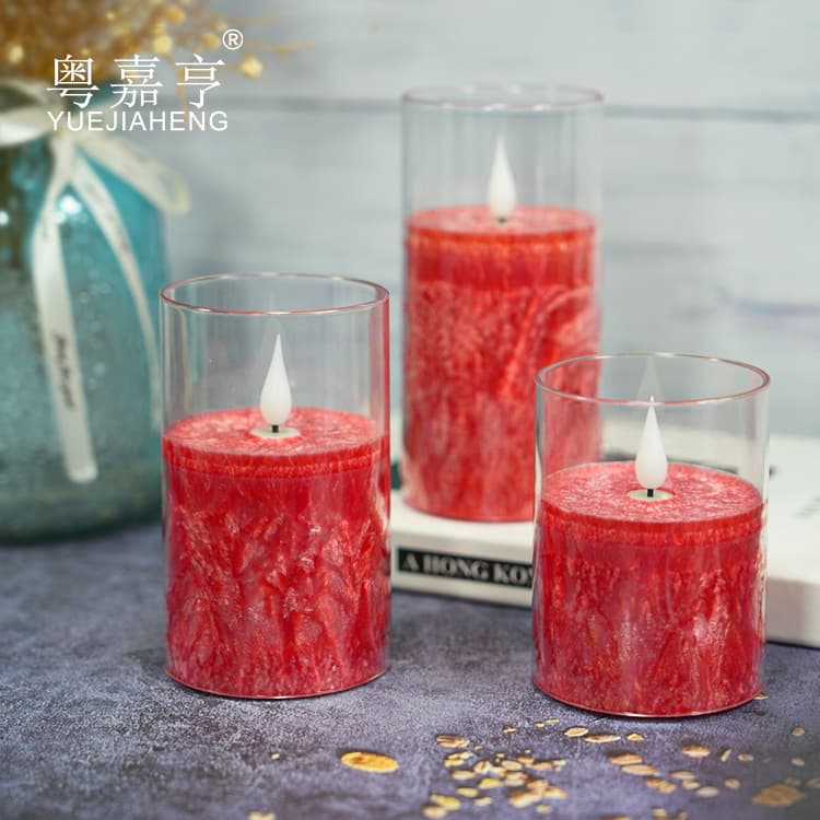Amazon Cross-Border Hot Ice Flower Candle Lamp LED Electronic Candle Guide Atmosphere Birthday Wedding Script Kill