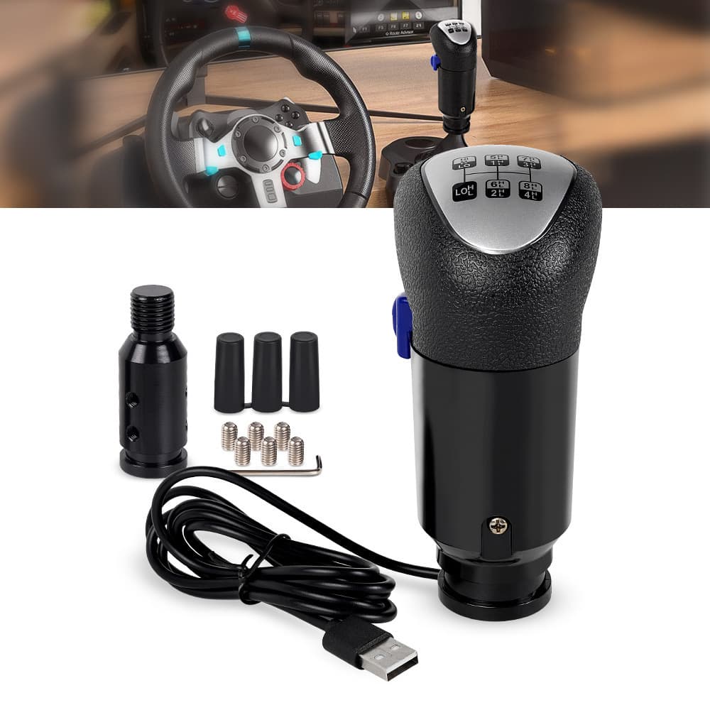 Cross-border Racing Game Simulator Shifter Dual Button High-Low Gear Shift Knob for Logitech G29 G27