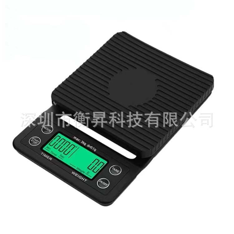 Kitchen Coffee Scale 3kg 5kg Precision Electronic Timer Coffee Scale Household Food Gram Scale K07