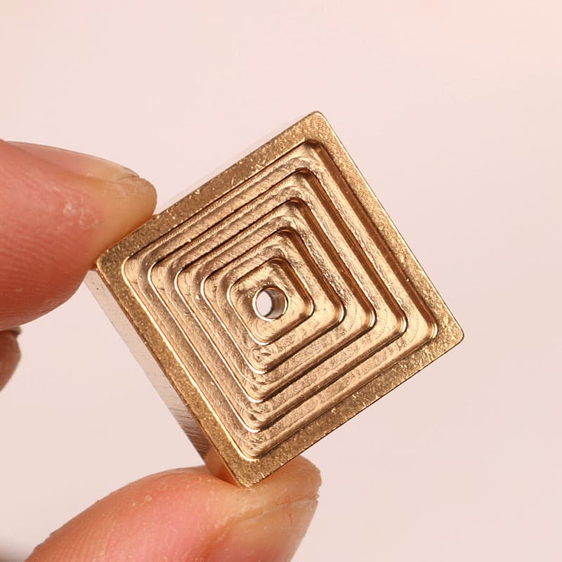 Brass Nine-Hole Incense Holder Gourd Incense Stick Insert Japanese Mini Creative Drop-Shaped Concealed Incense Stick Tray Antique Small Incense Burner Accessories