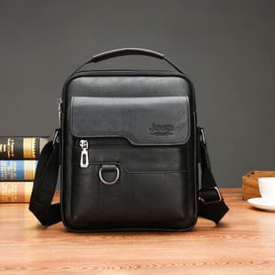 Cross-border Shoulder Bag for Men, Retro Men's Bag, Business Crossbody Bag, Large Capacity New Casual Bag, Trendy Handbag