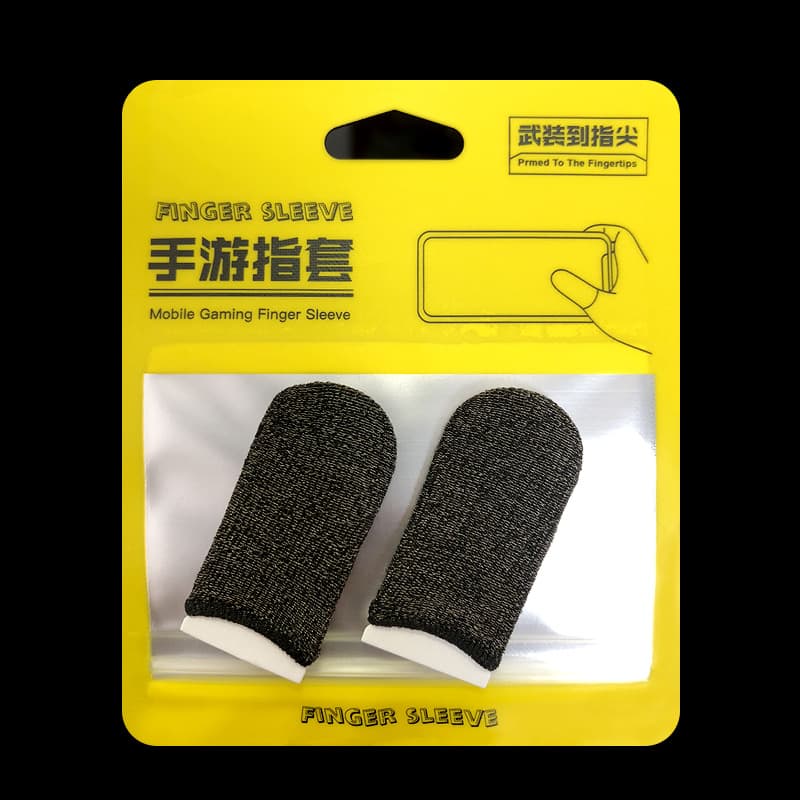 Silver Fiber Gaming Finger Sleeves for PUBG, Sensitive Silver Fiber Gloves, E-sports Breathable Anti-Sweat Anti-Slip Mobile Gaming Finger Sleeves