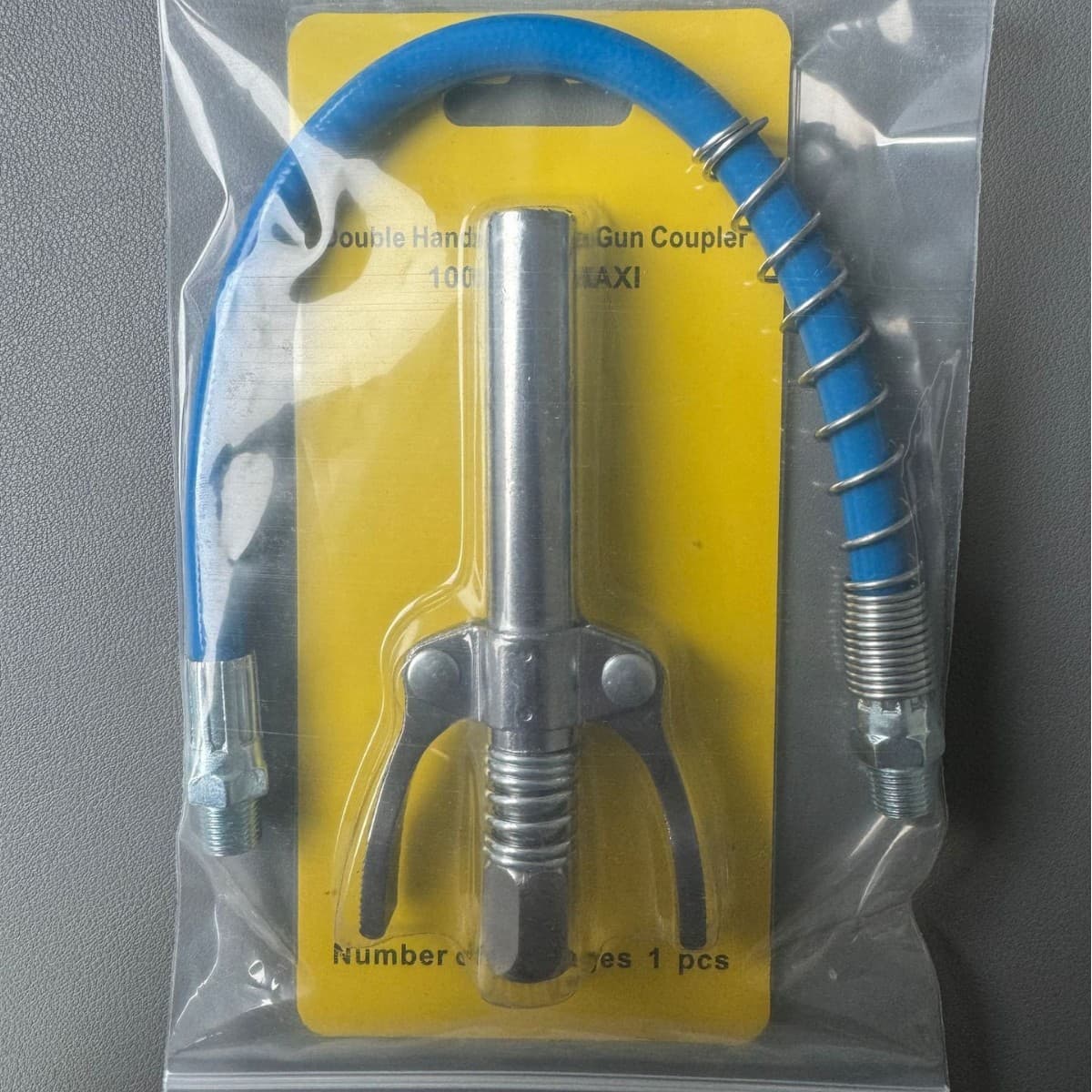 Lock-clamp type extended grease nozzle factory, high-pressure grease gun nozzle head, universal grease gun accessories.