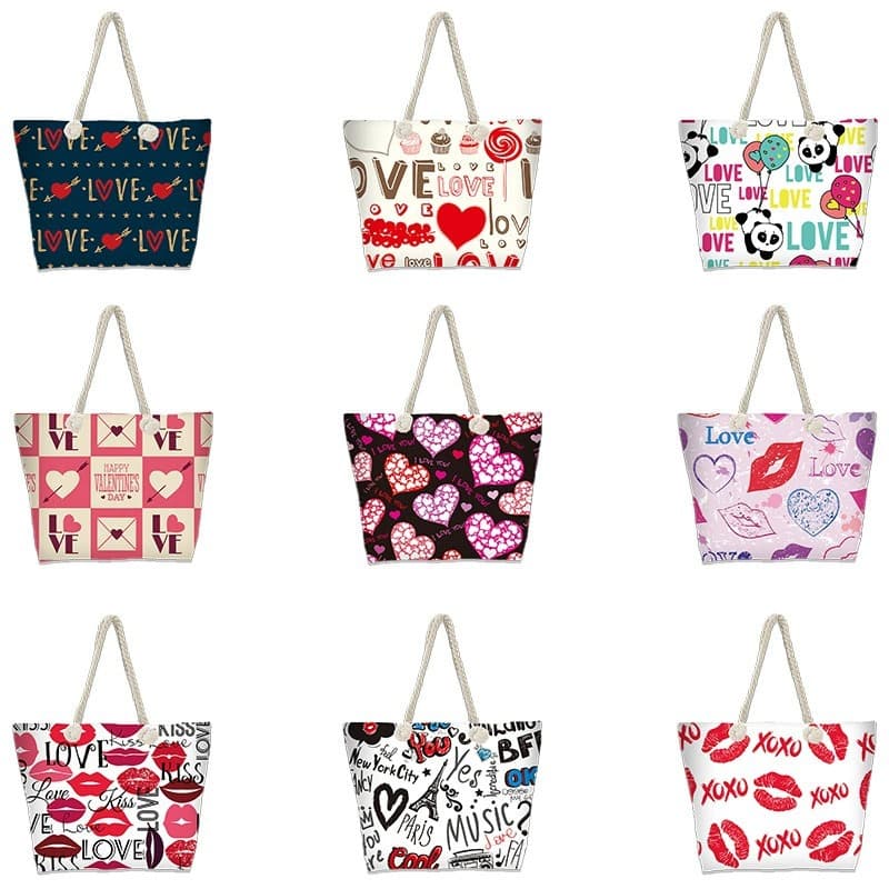 Tote Bags Women's Bag Valentine's Day Gift Exclusive Bag Large Capacity Commuter Fashion Handheld Crossbody PU Handbag