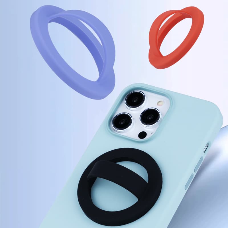 Factory Direct Compatible with Magsafe Magnetic True Liquid Silicone Phone Ring Holder Universal N52 Strong Ring King