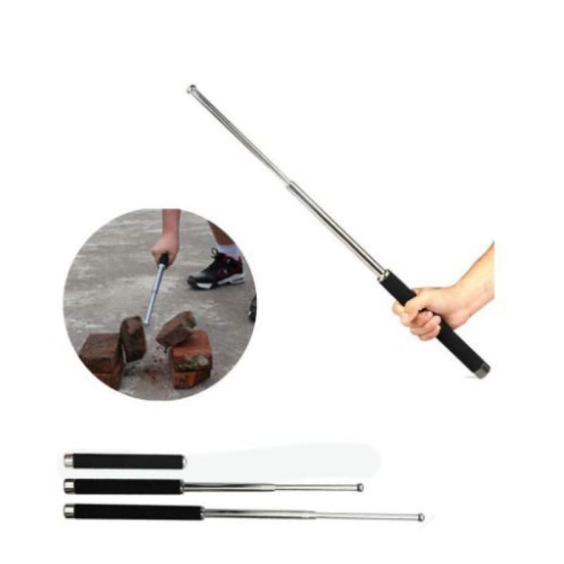 511 Solid self-defense baton, telescopic baton, defensive mechanical supplies, riot control tactical baton, security baton, brick breaking baton