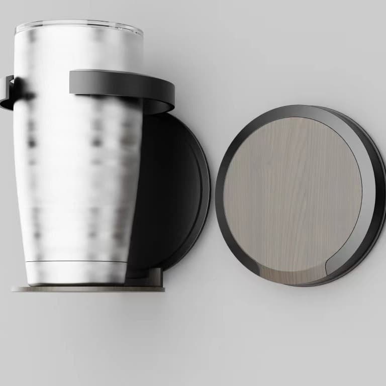 No-drill folding cup rack for office cabinets, water cups, coffee racks, dormitory beds, and suitcase cup racks.