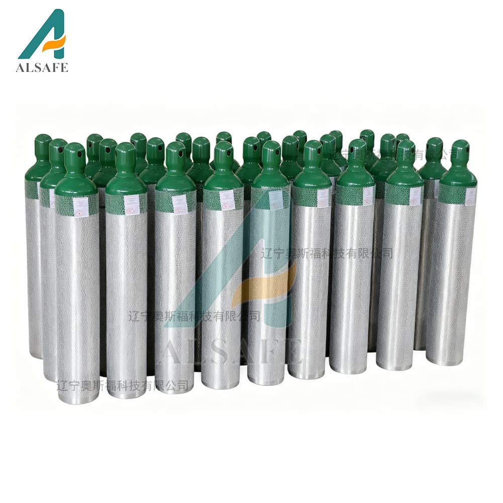 CE/ISO [Aosifu Factory Store] 30L Aluminum Alloy Oxygen Cylinder Seamless Aluminum Gas Cylinder