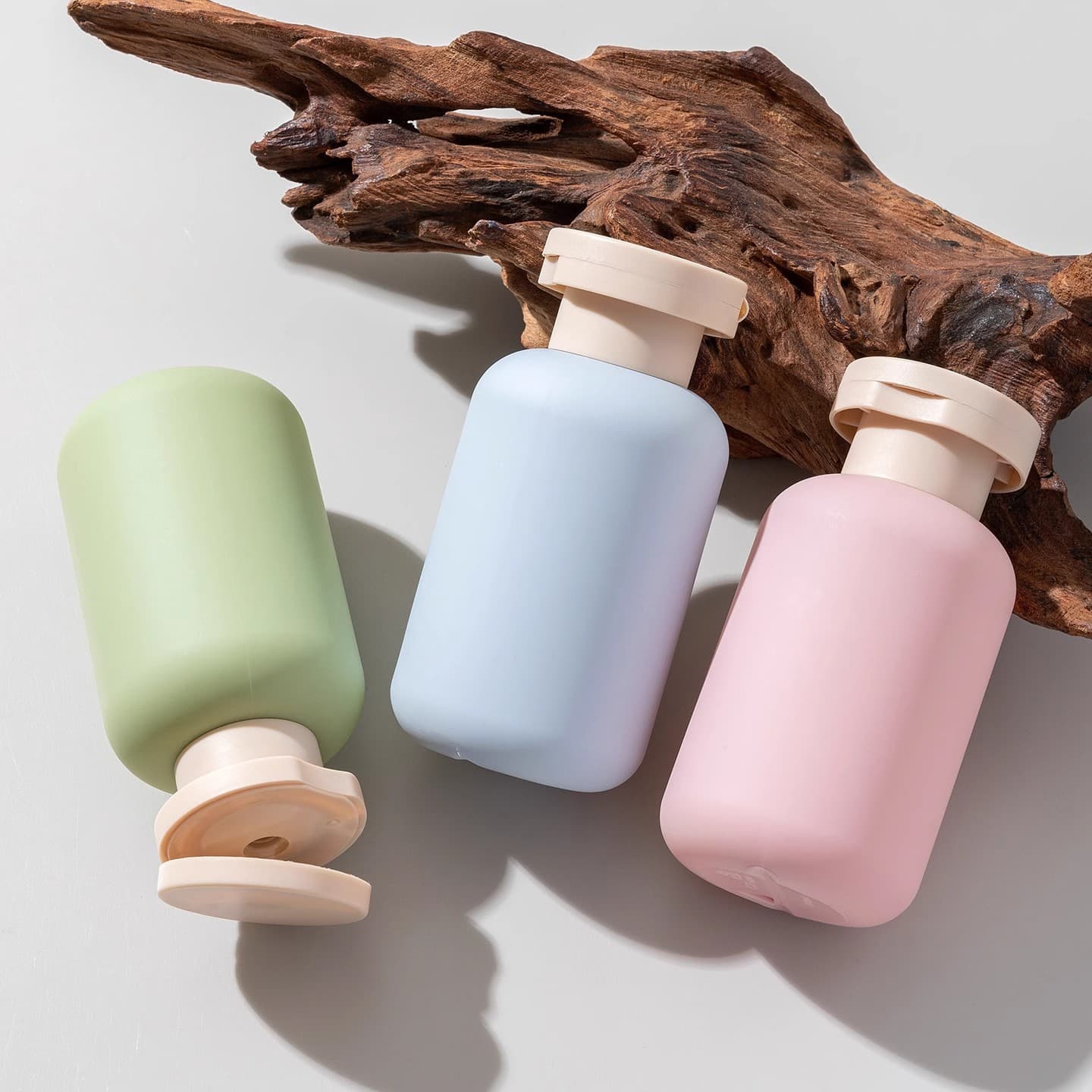 Avocado Travel Bottle Set Squeeze Shampoo Body Wash Toiletry Empty Bottles Cosmetic Storage Portable