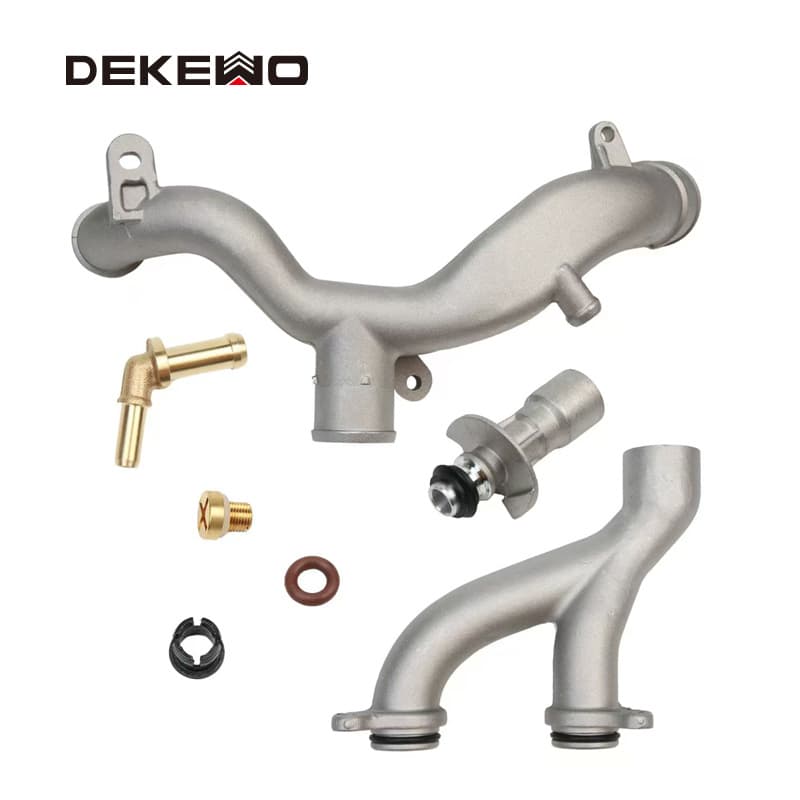 Suitable for Land Rover Jaguar upper and lower tee aluminum water pipe LR090630 LR092992 LR050934LR050935