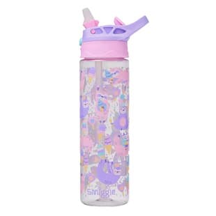 Australia Smiggle Water Bottle, Primary and Secondary School Students' Silicone Straw Water Cup, Large Capacity Straight Body SK Straw Cup, Sports Cup