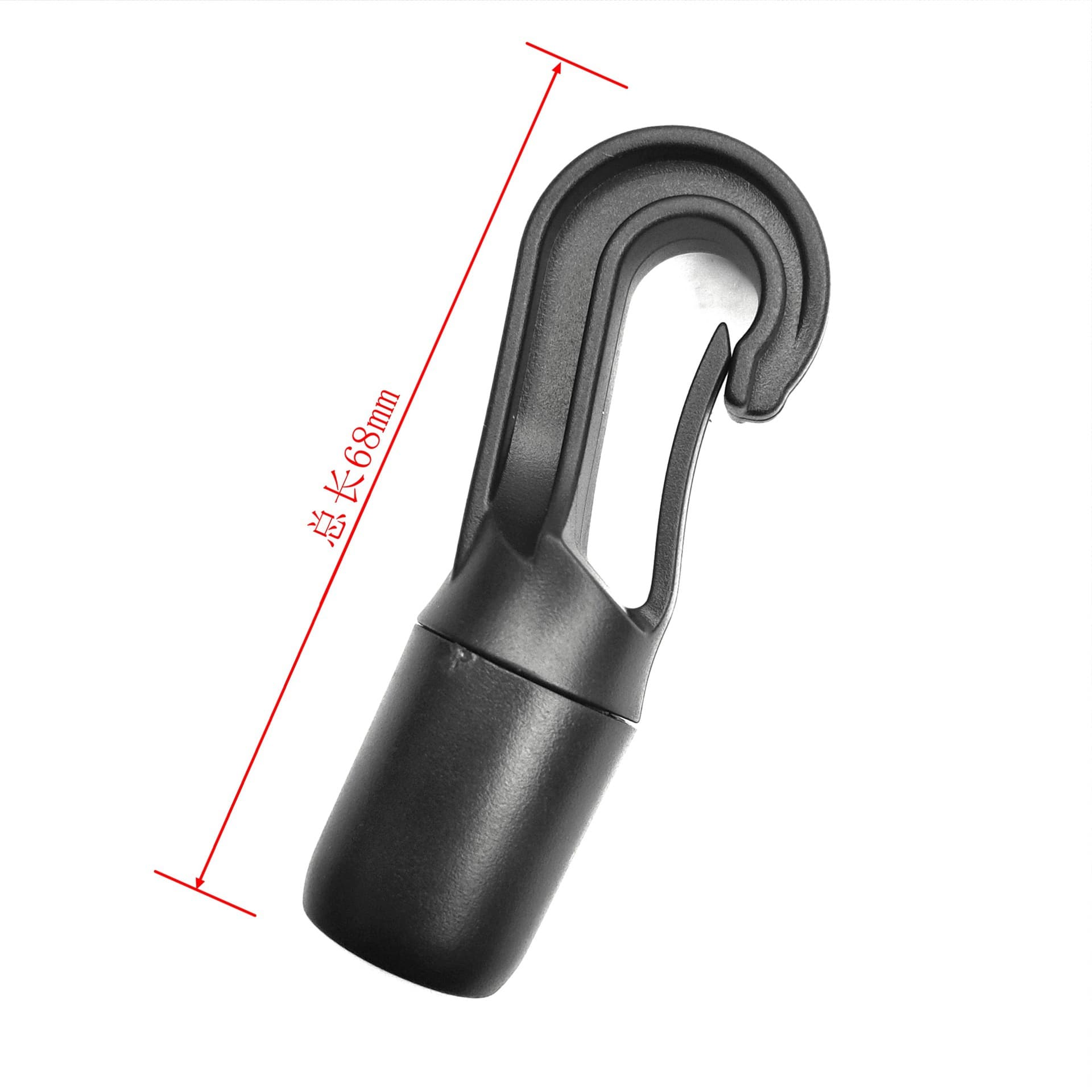 Factory Plastic Kayak Elastic Rope Hook - Outdoor elastic stretch rope hooks, shock-absorbing suspension tent accessories