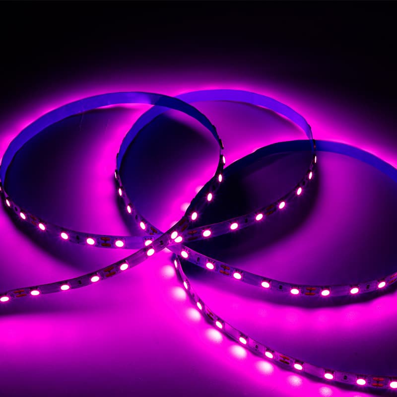 5050 LED Strip Light, Decorative Lighting, 12V Low Voltage RGB Silicone Coated LED Strip, Wholesale