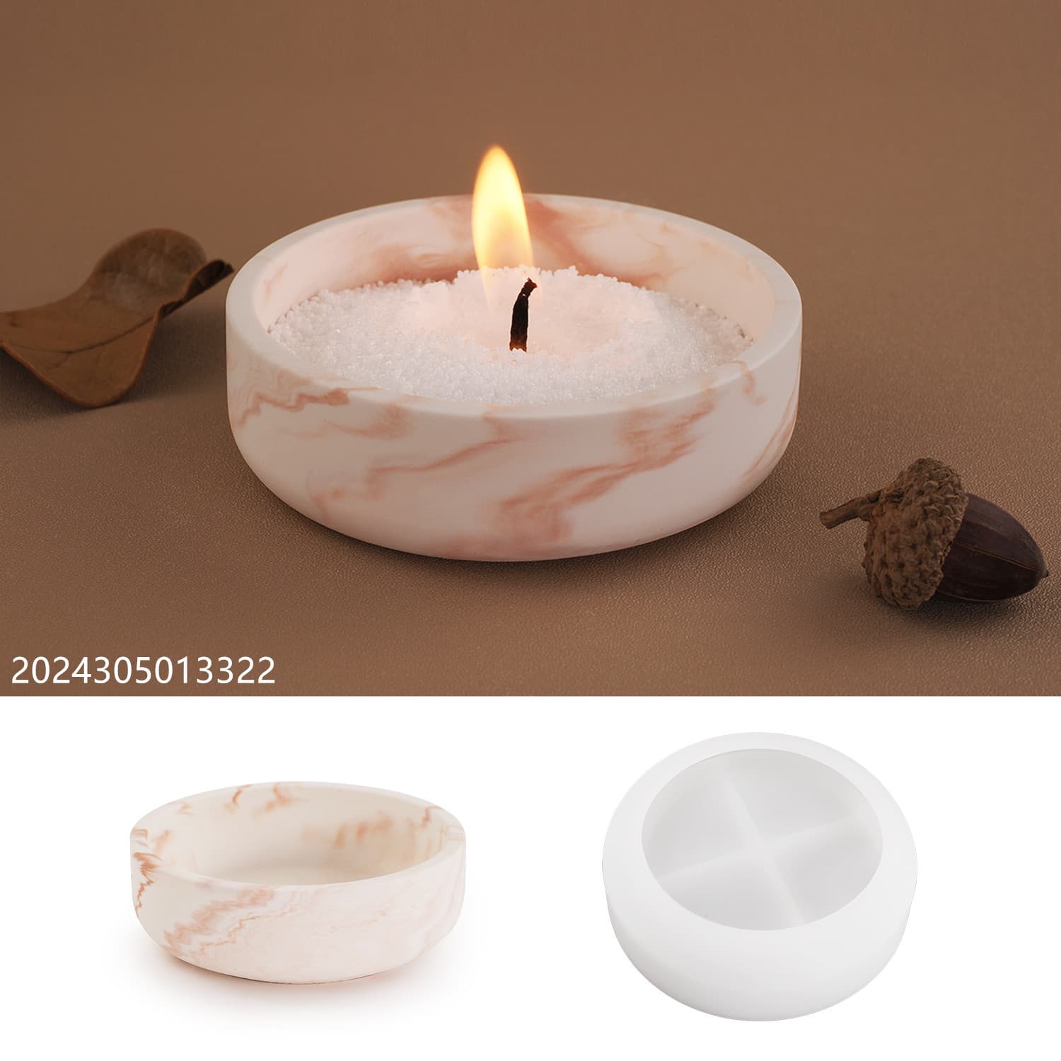 DIY Epoxy Resin Cement Mini Cup Bowl Silicone Mold Creative Plaster Candle Cup Decoration Mirror Silicone Mold