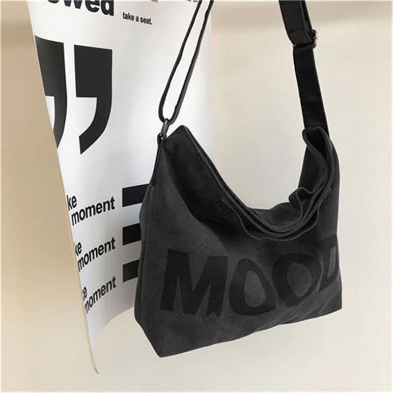 Men's Crossbody Bag Trendy Ins Tool Bag Retro Casual Canvas Shoulder Bag Large Capacity Unisex Students New Style